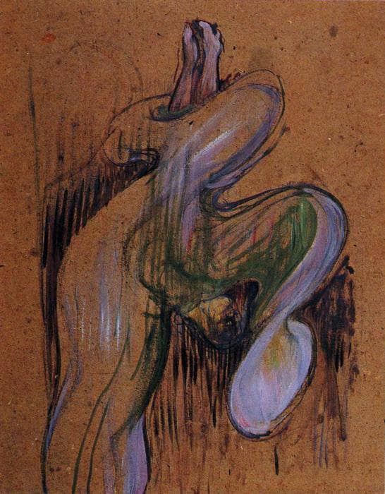 Lo e Fuller in by Henri de Toulouse-Lautrec — hand-painted abstract oil painting reproduction on canvas