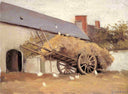 Loaded Haycart by Gustave Caillebotte — rural oil painting wall art, Impressionism