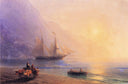 Loading Provisions off the Crimean Coast by Ivan Aivazovsky — ships oil painting wall art, Romanticism