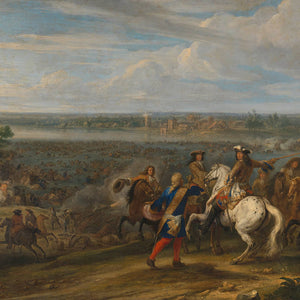 Lodewijk Xiv Trekt Bij Lobith Nederland Binnen by Adam van der Meulen — Oil Painting Reproduction