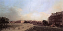 London: the Old Horse Guards from St James's Park by Canaletto, city oil painting wall art, Rococo