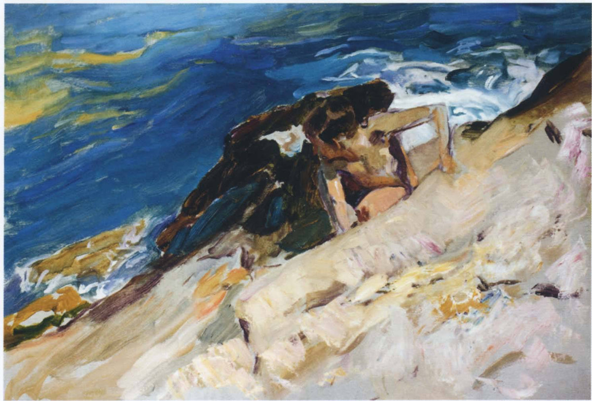 Looking for Crabs among the Rocks, Javea - Joaquín Sorolla