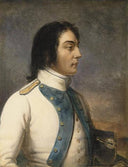 Louis-Charles-Antoine Desaix en Uniforme de Capitaine au 46e Régiment De Ligne en 1792 by Charles de Steuben — male oil painting wall art, Romanticism