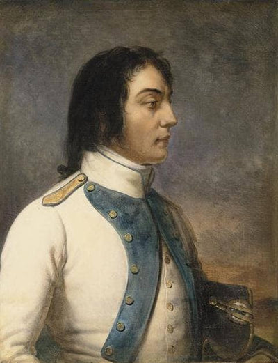 Louis-Charles-Antoine Desaix en Uniforme de Capitaine au 46e Régiment De Ligne en 1792 by Charles de Steuben — oil painting reproduction