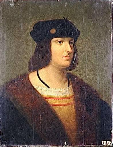 Louis d'Armagnac, duc de Nemours by Charles de Steuben — hand-painted portrait oil painting reproduction on canvas