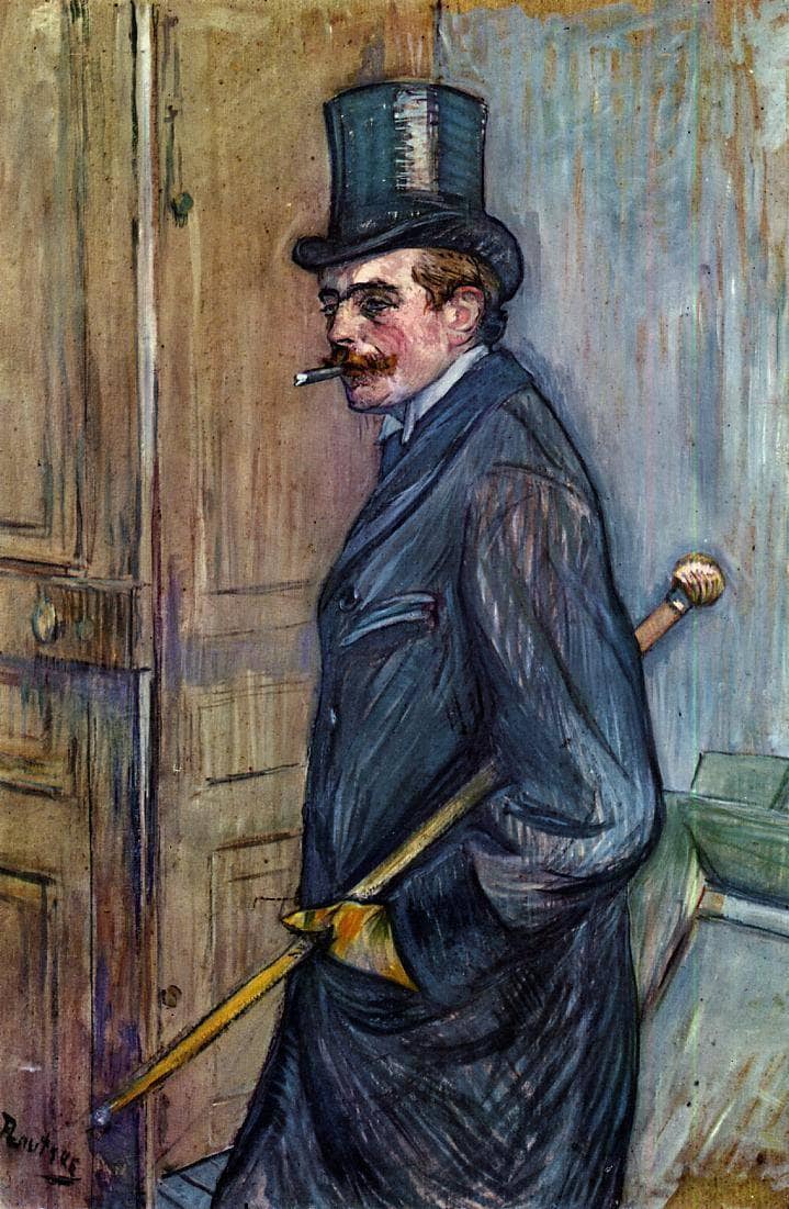 Louis Pascal by Henri de Toulouse-Lautrec — hand-painted portrait oil painting reproduction on canvas