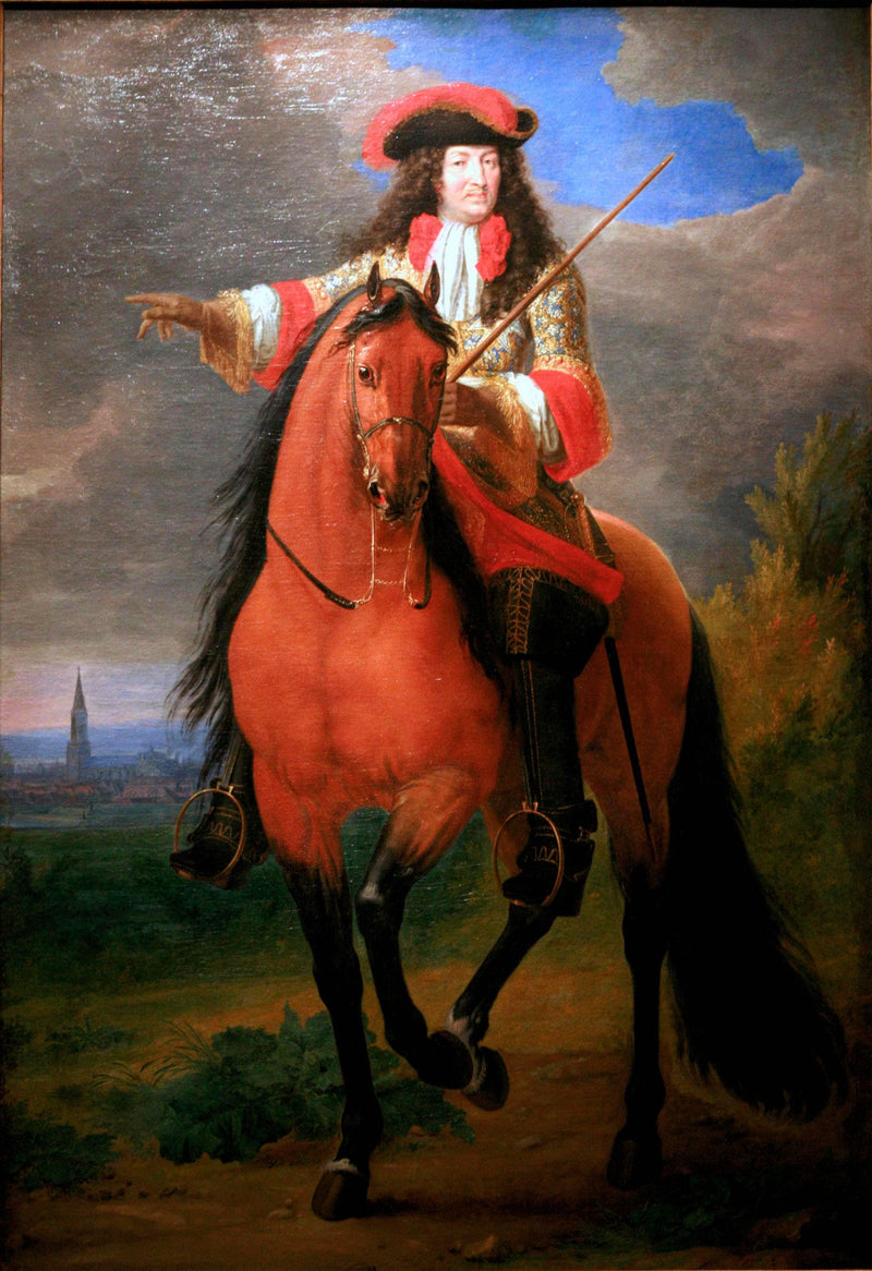 Louis Xiv Before Strasbourg on gallery wrap