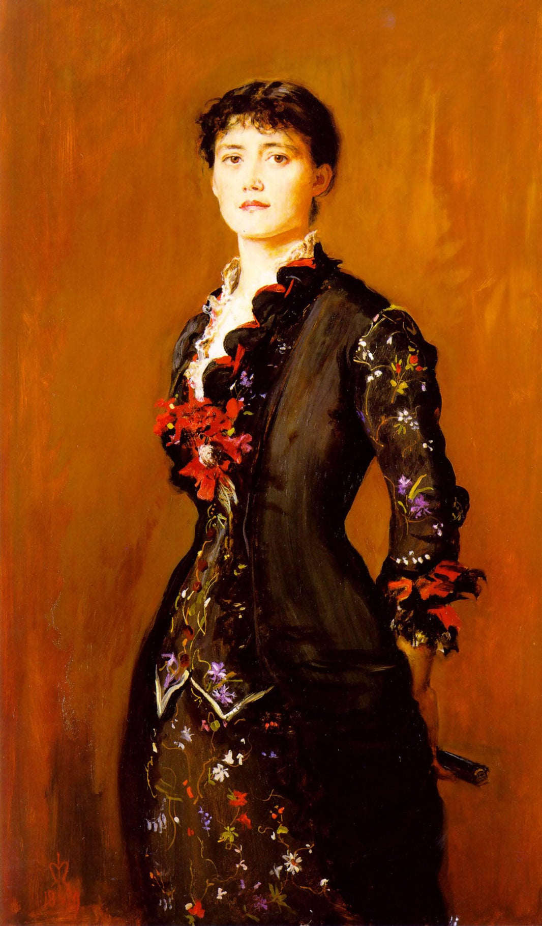 Louise Jopling by John Everett Millais — hand-painted portrait oil painting reproduction on canvas