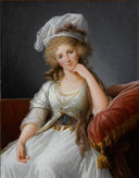 Louise Marie Adélaïde de Bourbon-Penthièvre by Louise Elisabeth Vigee Le Brun — hand-painted portrait oil painting reproduction on canvas