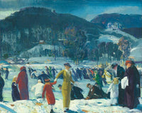 Love of Winter by George Bellows — hand-painted landscape oil painting reproduction on canvas