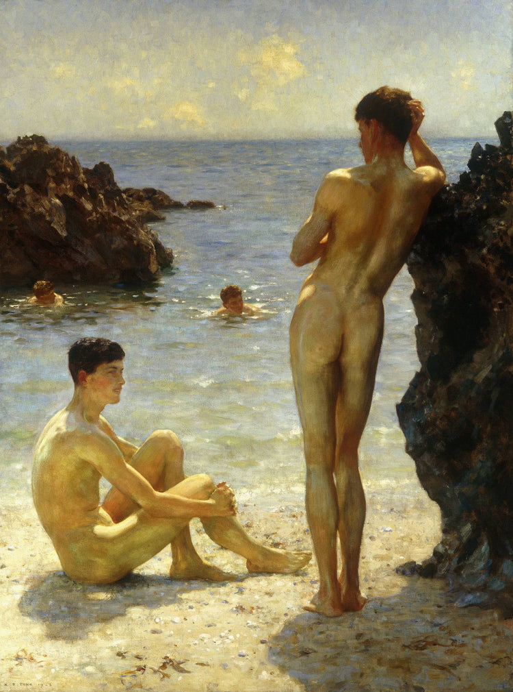 Lovers of the Sun - Henry Scott Tuke