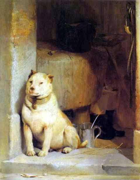 Low Life by Edwin Henry Landseer — hand-painted animal oil painting reproduction on canvas