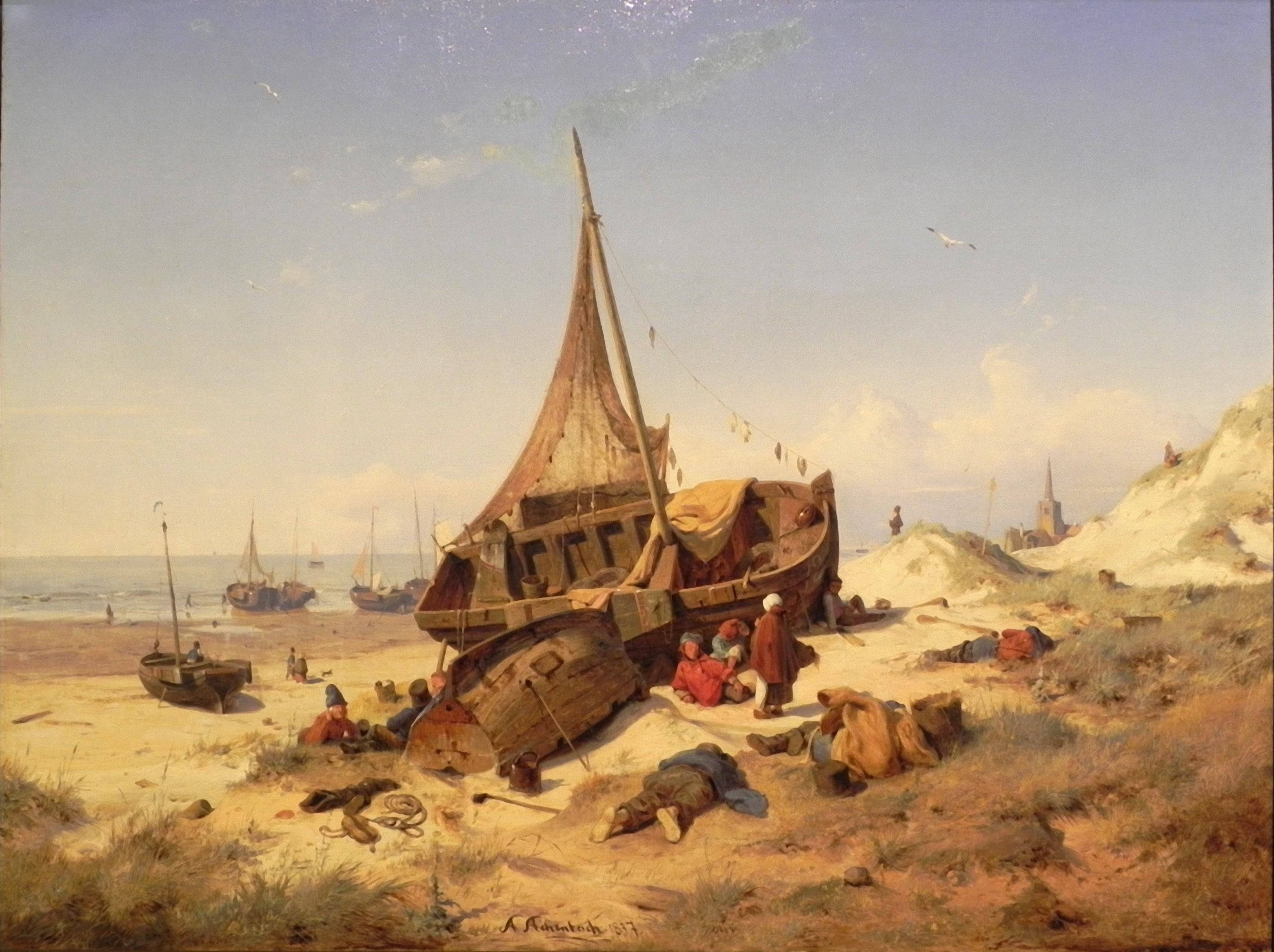 Low tide - Andreas Achenbach