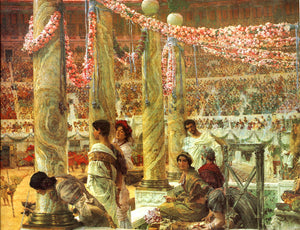 Caracalla and Geta. A Bear Fight in the Coliseum - Sir Lawrence Alma-Tadema