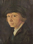 Self-portrait by Lucas van Leyden — male oil painting wall art, Northern Renaissance