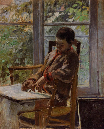 Lucien Pissarro in an Interior in master bedroom