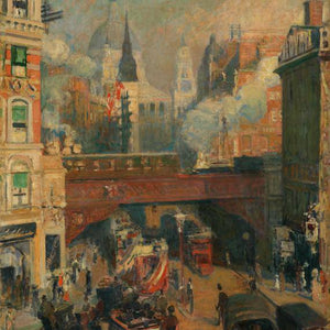Ludgate Circus, Entrance to the City (November, Midday)