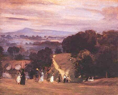 Ludlow Walks by Philip Wilson Steer — oil painting reproduction