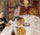 Lunch at Le Grand Lamps in entryway
