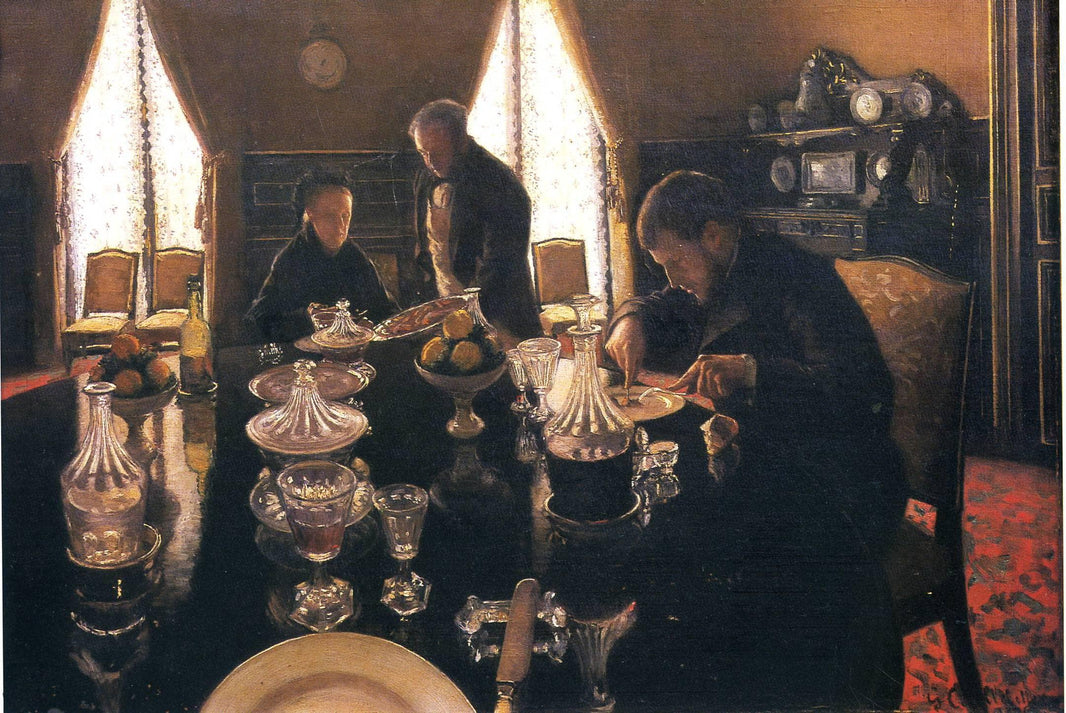 Luncheon by Gustave Caillebotte — hand-painted cultural oil painting reproduction on canvas