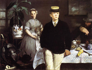 Luncheon in the Studio - Edouard Manet