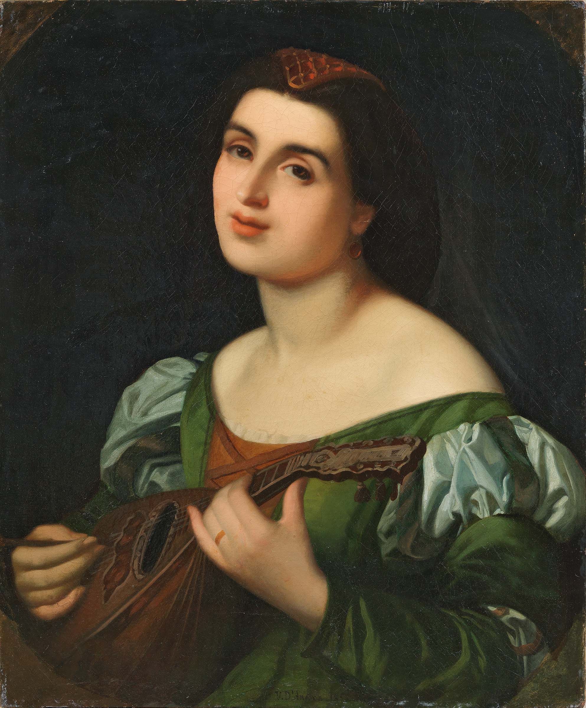 Lute player - Vito d'Ancona