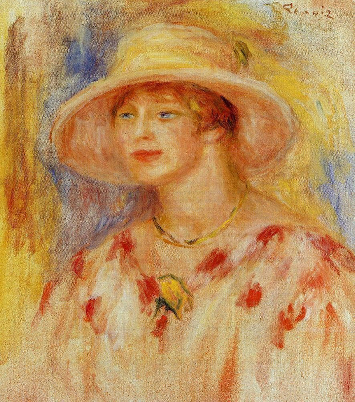 Lydia Sieligmann by Pierre-Auguste Renoir — hand-painted portrait oil painting reproduction on canvas