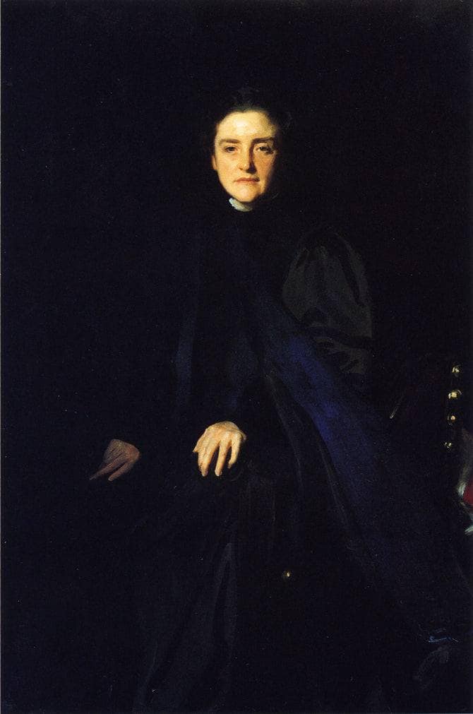 M. Carey Thomas by John Singer Sargent — hand-painted portrait oil painting reproduction on canvas