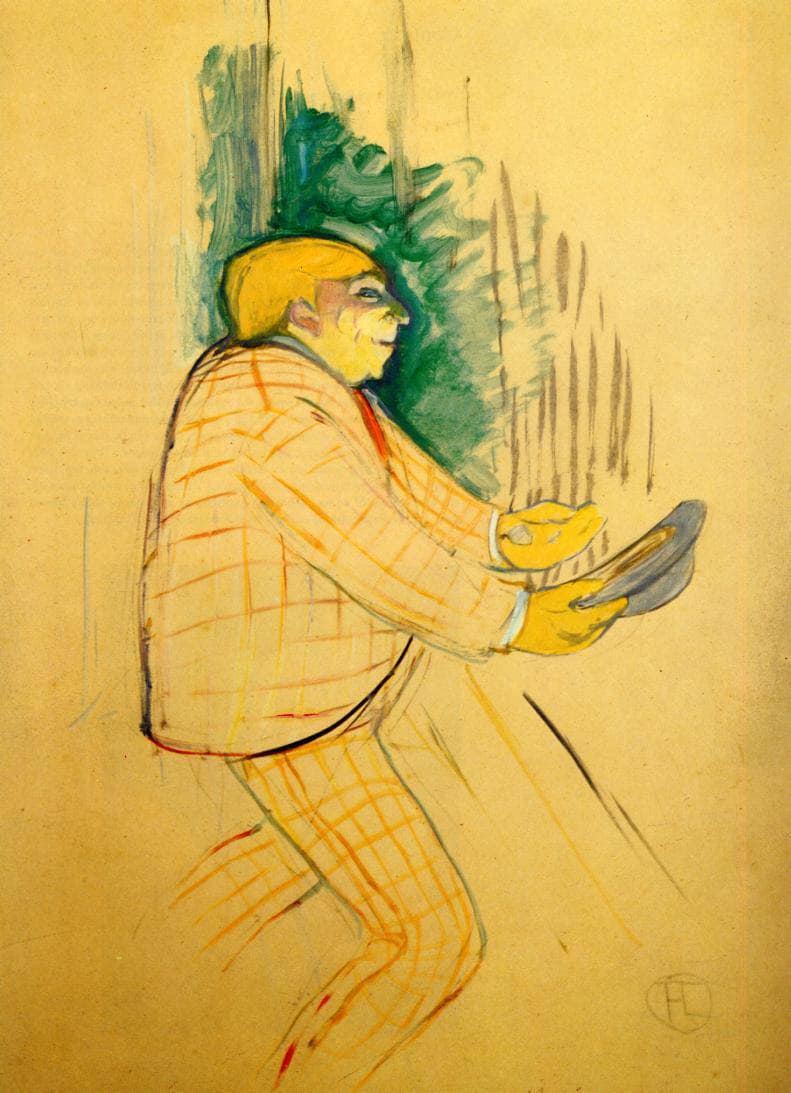M. Praince by Henri de Toulouse-Lautrec — hand-painted portrait oil painting reproduction on canvas