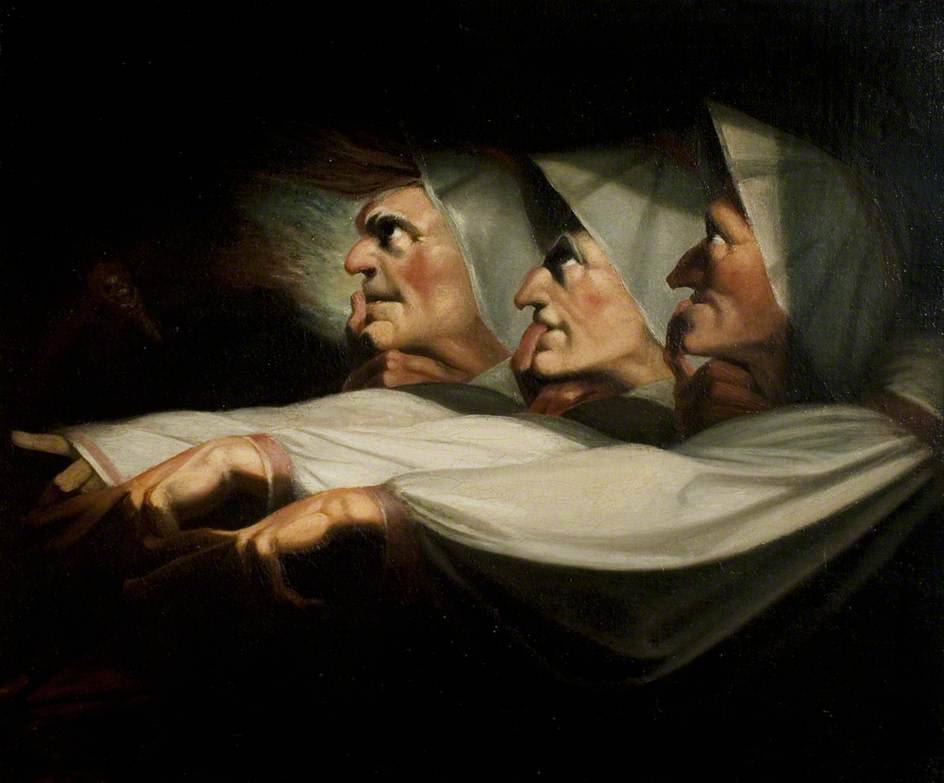 Macbeth', Act I, Scene 3, the Weird Sisters - Henry Fuseli