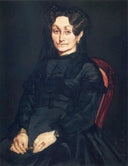 Madame Auguste Manet by Edouard Manet — male oil painting wall art, Realism