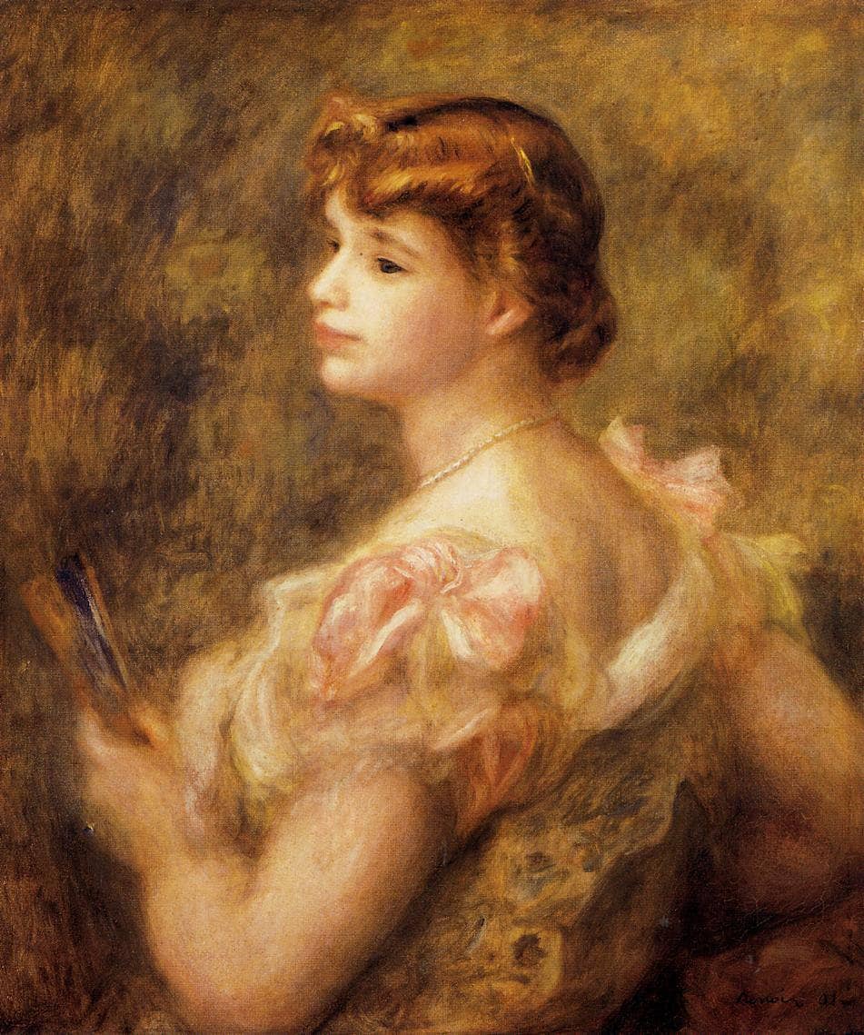 Madame Charles Fray by Pierre-Auguste Renoir — hand-painted cultural oil painting reproduction on canvas
