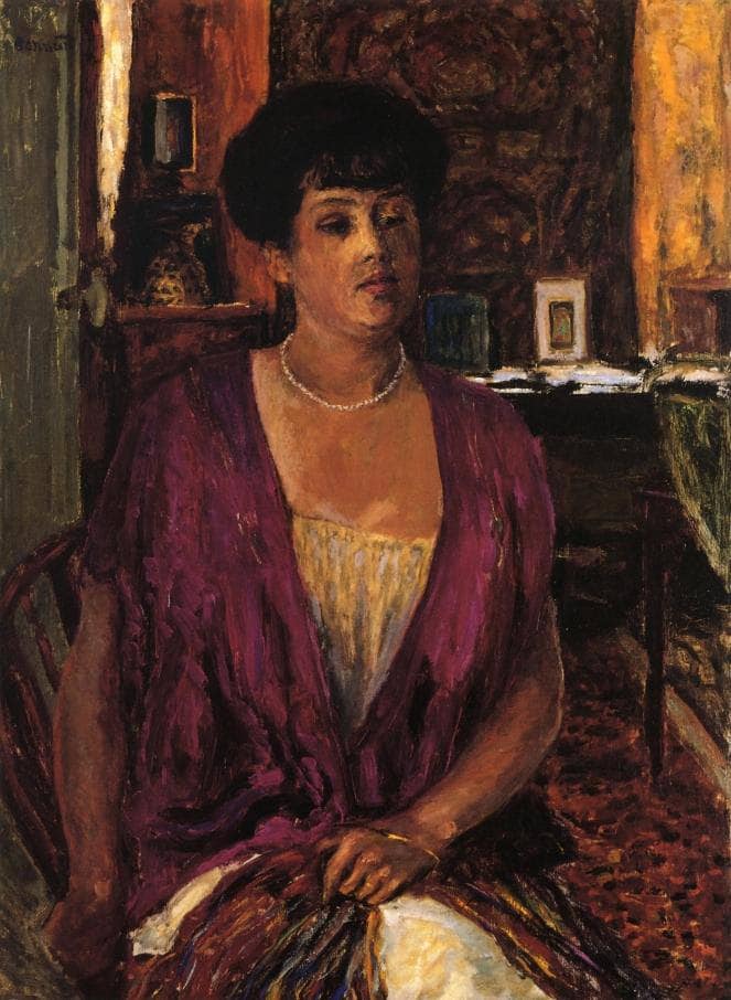 Madame Claude Anet by Pierre Bonnard — hand-painted portrait oil painting reproduction on canvas