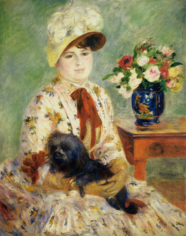Madame Hagen by Pierre-Auguste Renoir — hand-painted portrait oil painting reproduction on canvas