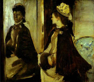 Madame Jeantaud in the mirror - Edgar Degas