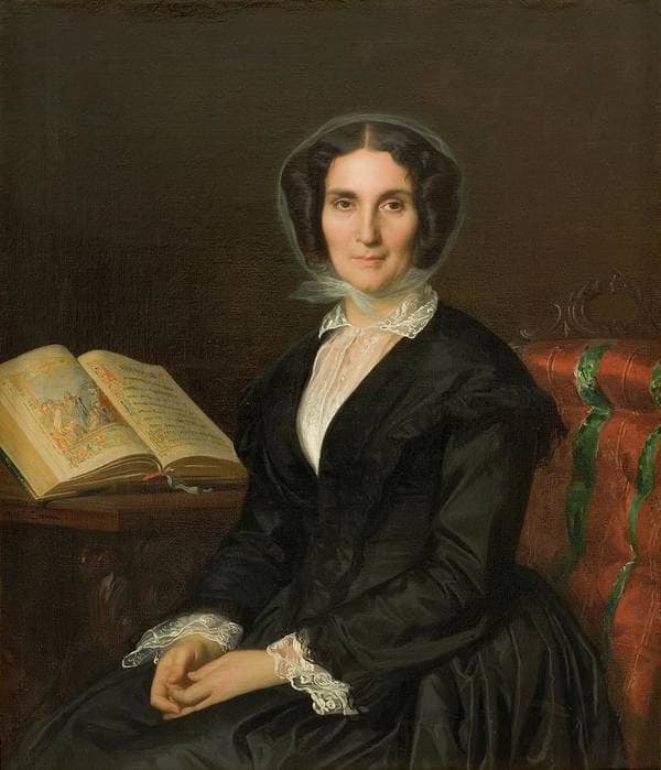 Madame Louise Mares by Alexandre Cabanel — hand-painted portrait oil painting reproduction on canvas