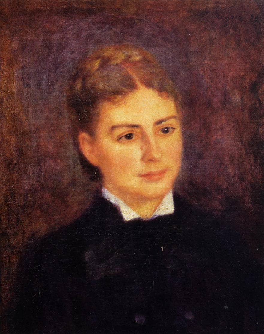 Madame Paul Berard by Pierre-Auguste Renoir — hand-painted portrait oil painting reproduction on canvas
