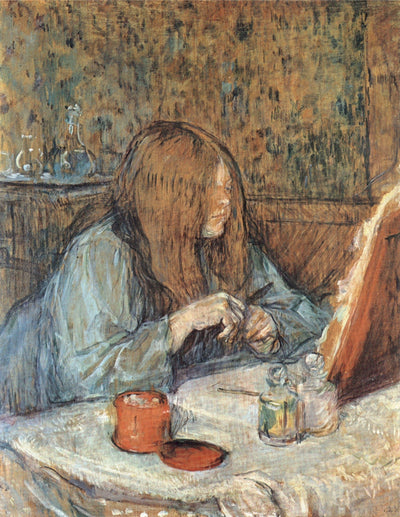 Madame Poupoule at Her Dressing Table in modern living room
