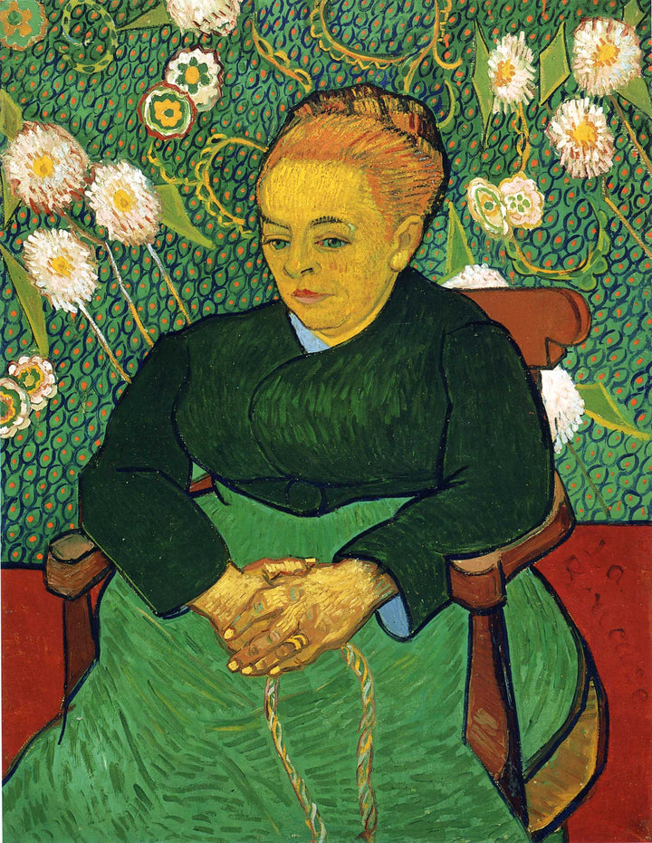 Madame Roulin Rocking the Cradle (A Lullaby) by Vincent van Gogh — hand-painted portrait oil painting reproduction on canvas