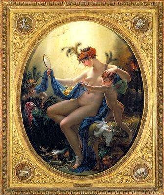 Mademoiselle Lange as Danaë by Anne-Louis Girodet — oil painting reproduction