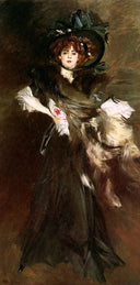 Mademoiselle Lanthelme by Giovanni Boldini, male oil painting wall art, Impressionism