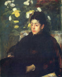 Mademoiselle Malo by Edgar Degas — male oil painting wall art, Impressionism