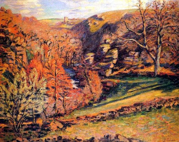 Madness Ravine, Crozant by Armand Guillaumin — hand-painted botanical oil painting reproduction on canvas