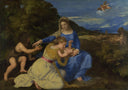 Madonna Aldobrandini by Titian — religion oil painting wall art, High Renaissance