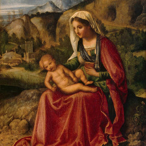 Madonna and Child in a Landscape