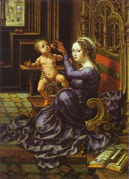 Madonna and Child - Mabuse