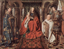 Madonna and Child with Canon Joris van der Paele by Jan van Eyck — hand-painted cultural oil painting reproduction on canvas