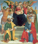 Madonna and Child with Saints and Angels by Luca Signorelli — hand-painted cultural oil painting reproduction on canvas