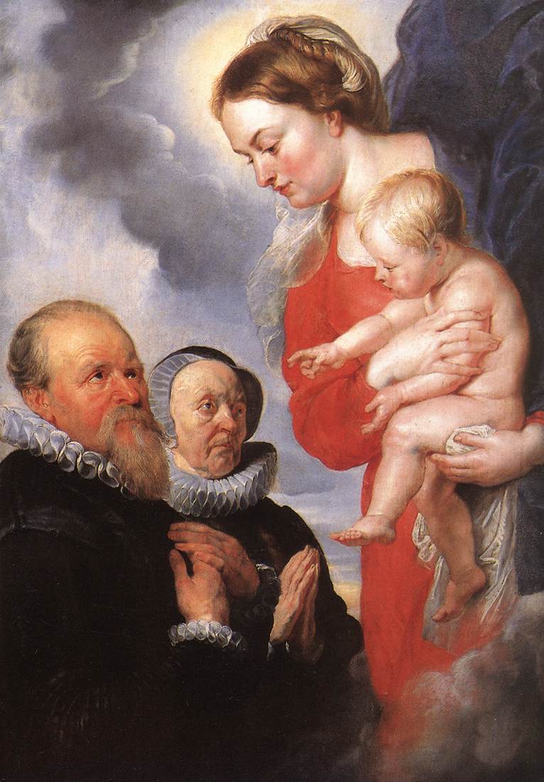 Madonna and Child with the Donors Alexandre Goubeau and his wife Anne Antoni