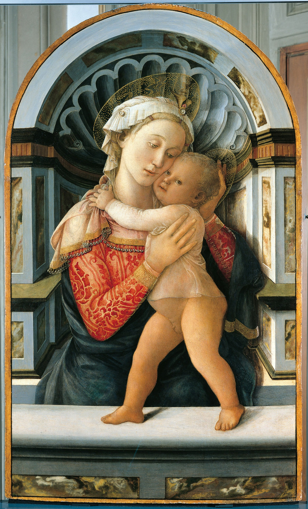 Madonna and Child by Filippo Lippi, hand-painted cultural oil painting reproduction on canvas
